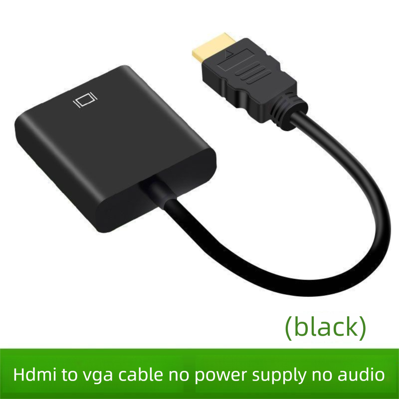 HDMI VGA With Audio Network Set-Top Box Laptop To Monitor Projector HD Converter_voghion.com