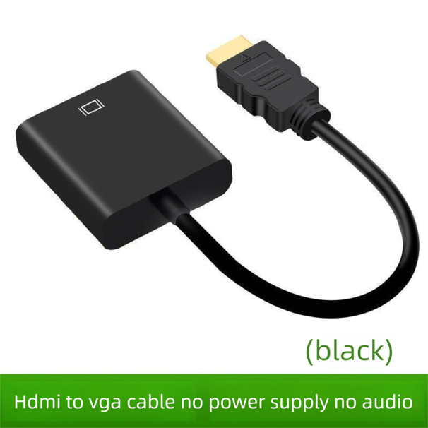 HDMI VGA With Audio Network Set-Top Box Laptop To Monitor Projector HD Converter_voghion.com