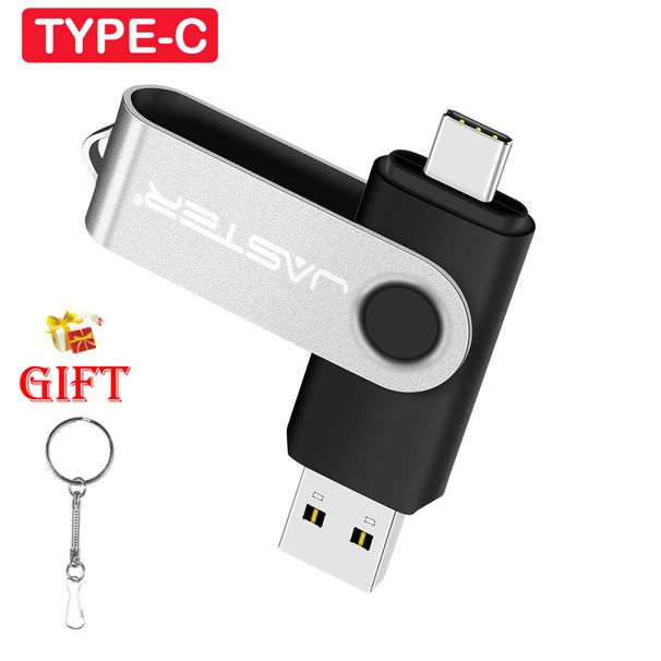 Storage Devices flash drive dual interface mobile phone computer dual use TYPE Cu disk personalized logo USB flash drive_voghion.com