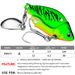 Long Casting Metal Spinnerbait VIB Lead Copper Bionic Fishing Lure For Bass, Perch, Snakehead_voghion.com