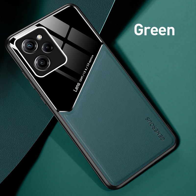 Auto Magnetische Houder Leather Case Voor Xiaomi Redmi Note 12 Pro Plus 5G 12Pro + Redme Note12 4G Camera Bescherm Bumper Cover Fundas_voghion.com