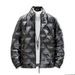 Men’s Slim-Fit Winter Coat – Glossy Stand Collar Puffer Jacket | Korean Style | Polyester Shell | Side Pockets | Stylish Quilted Design_voghion.com
