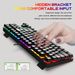 2025 Game Designer Mechanical Keyboard K87 Green Axis Red Axis Tea Axis Black Axis Original Keycap Gaming Keyboard RGB Lighting Effect_voghion.com