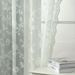 Rose Lace Sheer Curtains - Rod Pocket Ready (132x160cm To 132x245cm White/Pink/Green, Living Room/Bedroom/Office, Floral Embroidery, Light Filtering)_voghion.com