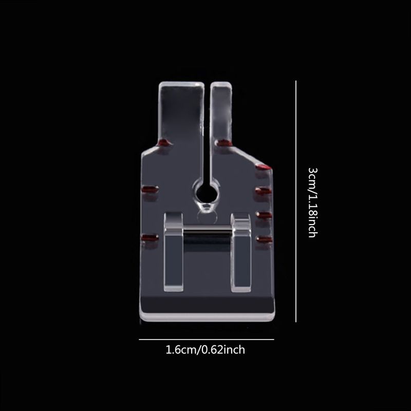 Household multifunctional sewing machine accessory 1/4 transparent quilting splicing presser foot_voghion.com