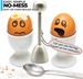ICO Egg Topper - Acciaio inossidabile | Apriscatole perfetto | Uova sode/alla coque | Cucina_voghion.com