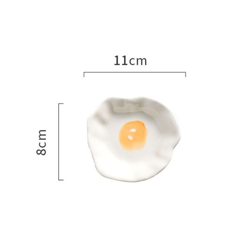 Bread-Shaped Ceramic Household Flavor Cute Small Soy Sauce Seasoning Vinegar Dish Hot Pot Dipping Bowl_voghion.com