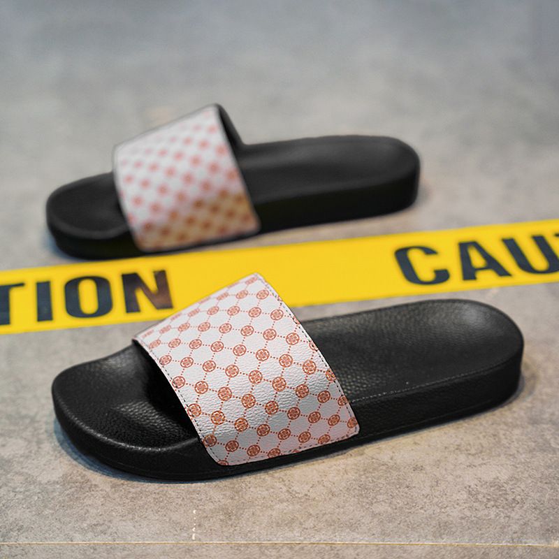 Îmbrăcăminte exterioară casual de vară la modă pentru bărbați, papuci dintr-o singură bucată în versiune coreeană_voghion.com