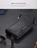 Herren Clutch aus echtem, weichem Leder, Geldbörse, Business-Tasche mit Zahlenschloss, Rindsleder, lässige Handtasche mit großem Fassungsvermögen 250728_voghion.com