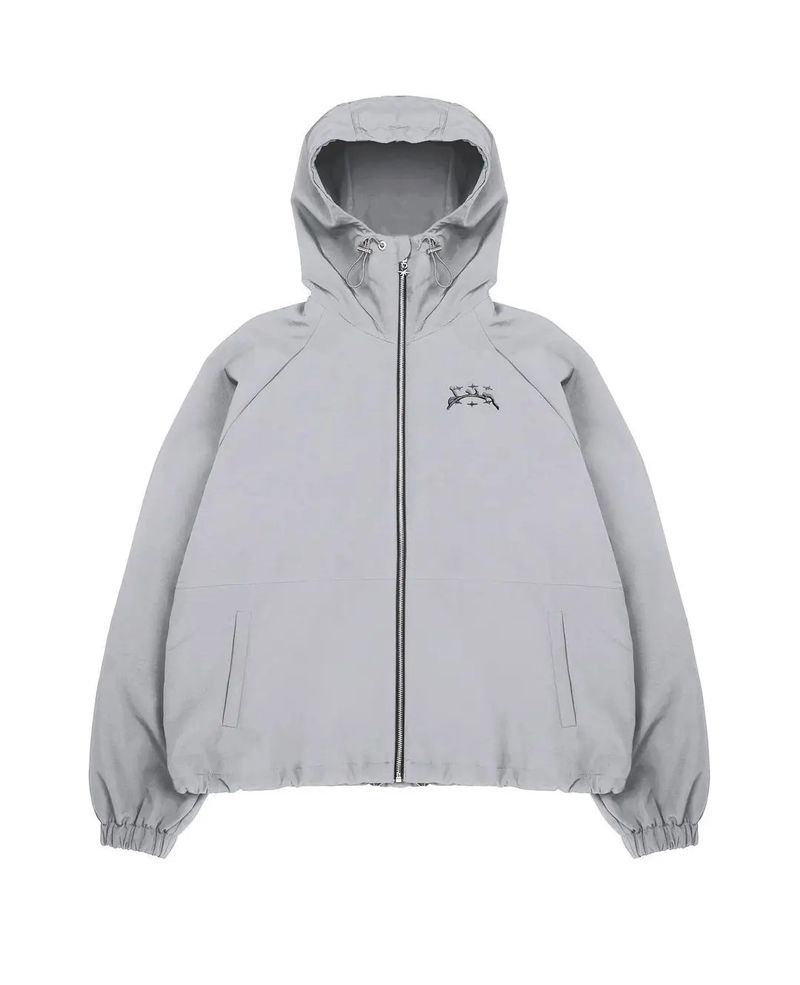 Herrenbekleidung Windbreaker Farblich passende Stickerei 2099 & Archer0603 & Windbreaker Jacke Reißverschluss Hoodie (auf Lager)_voghion.com
