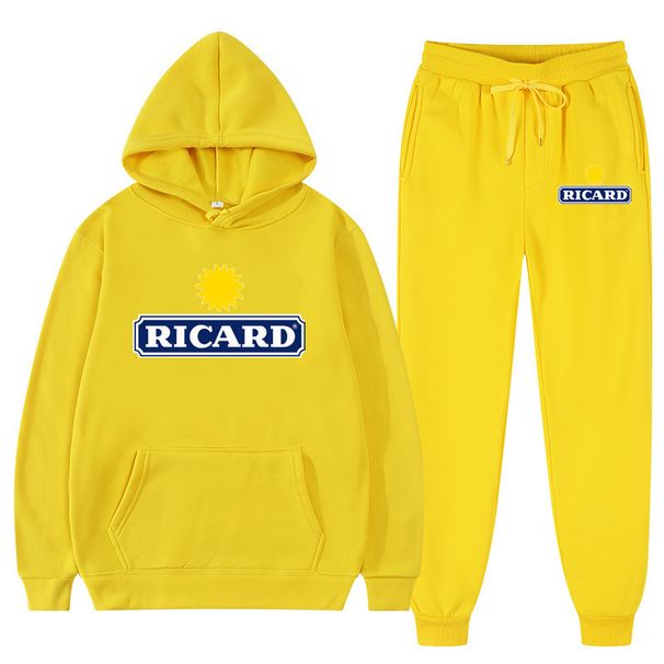 Neues sportliches, modisches, lässig bedrucktes Set für Frühling und Herbst, Hoodie-Set für Herren_voghion.com