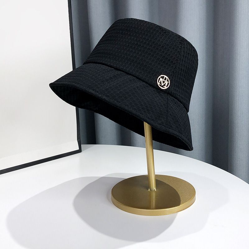 Cappello da pescatore scozzese standard M, parasole per uomo e donna e cappello da sole per protezione solare, sfilate di moda in stile straniero The Face, cappello a secchiello piccolo marea_voghion.com