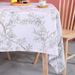 Nappe en mélange coton-lin – Imprimés géométriques et botaniques élégants, tailles carrées et rectangulaires, antidérapante et résistante à la chaleur_voghion.com
