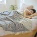 100% Cotton Boho Tassel Blanket 4-Layer Lightweight And Breathable Blanket For Summer Luxuriously Soft Gauze Bedding For Bed_voghion.com