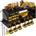Eisenhand-Bohrschrauber-Werkzeugregal, an der Wand montiertes Ladebohrer-Lagerregal, Garagen-Netzteil, Plug-in-Werkzeug-Lagerregal_voghion.com