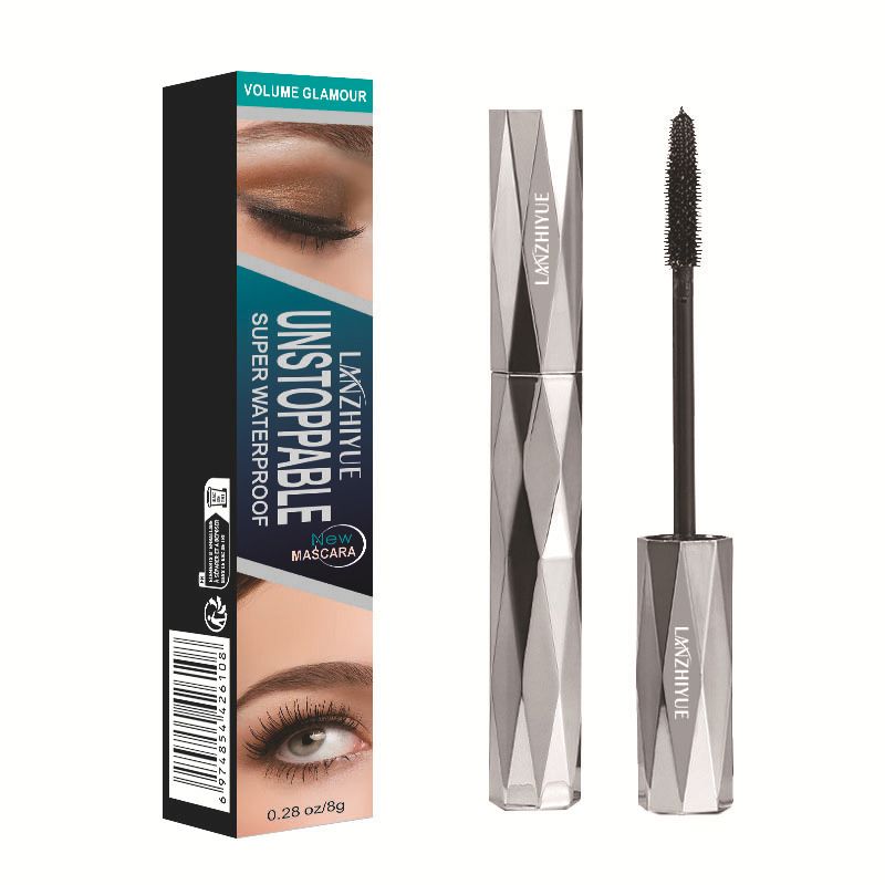 Cabezal de cepillo de silicona Diamond Mascara Cosmetics, cada pelo está perfectamente rizado, es resistente al agua y no se mancha._voghion.com