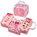 Nieuwe Cosmetica Koffer Speelgoed Kinderen Meisjes Kleine Prinses Make-up Doos Set Verjaardagscadeau_voghion.com
