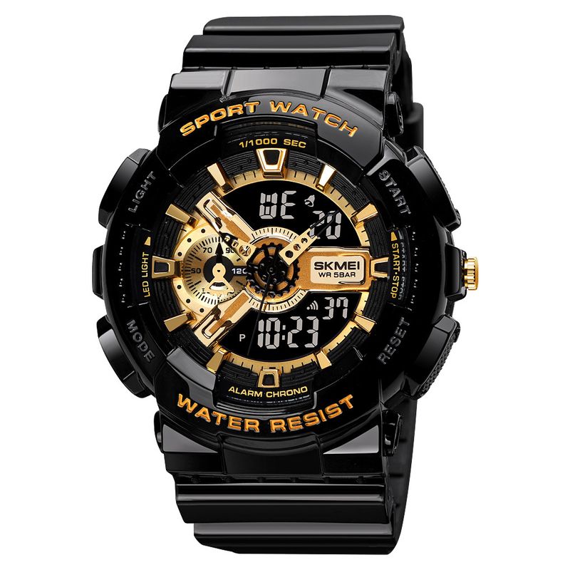 Herrenuhren Sport Outdoor Wasserdicht Militär Digital Analog Dual-Display Armbanduhr Licht Alarm Datum Multifunktions Taktische LED Stoppuhr_voghion.com