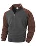 Sudadera con capucha y cremallera para hombre, de forro polar, estilo urbano informal._voghion.com