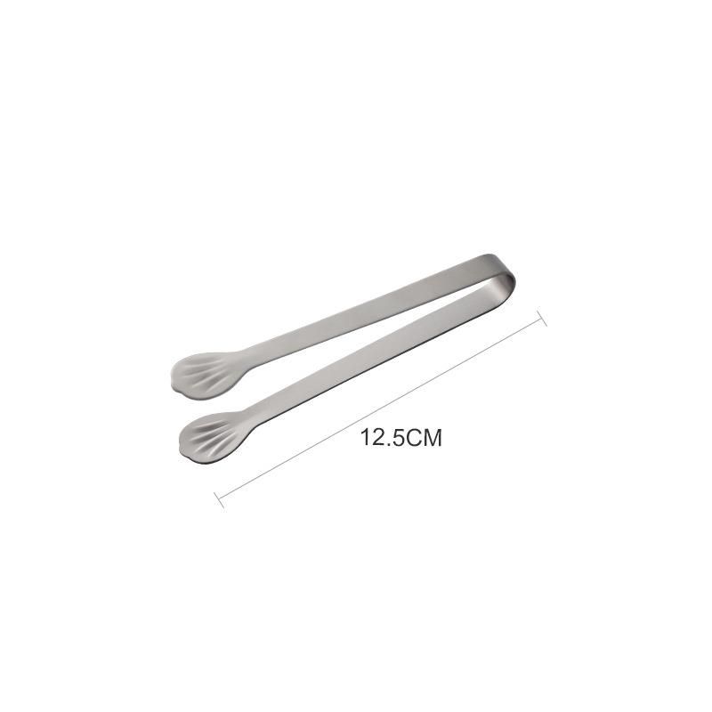 Nordic Stainless Steel Ice Snack Coffee Sugar Cube Cute Small Lemon Slice Towel Tongs_voghion.com