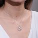 Natural Moonstone Topaz Necklace Clavicle Chain Sterling Silver Temperament New Original Design Niche Pendant Female_voghion.com