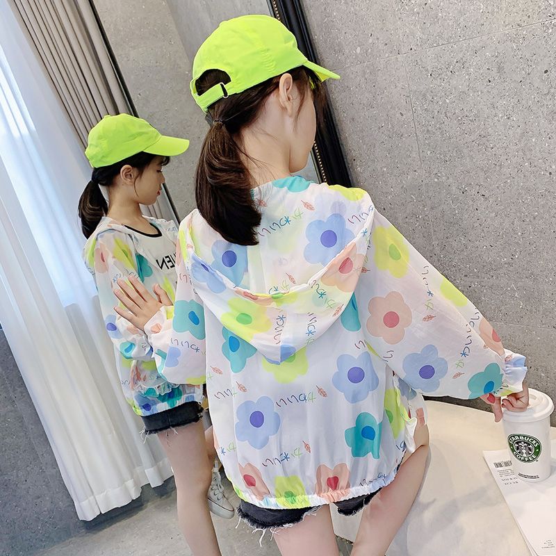 Girls' Summer Thin Rayon Stylish Sun-Protective Clothing_voghion.com