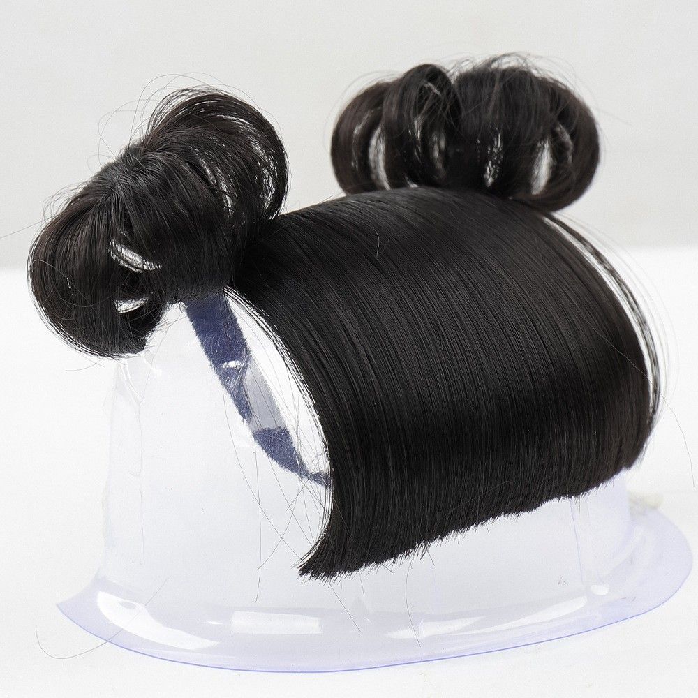 Synthetische haarpruik, balhaaraccessoires, hoofdband, pony, kleine pluk, babyhaar, pony, balhoofdpruik_voghion.com