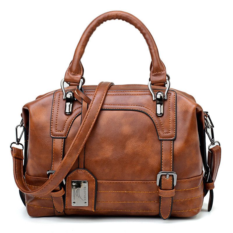 Borse con cinture vintage per donna Borsa a tracolla in pelle Designer Borsa tote casual femminile Sac A Main Femme Borse a mano da donna_voghion.com