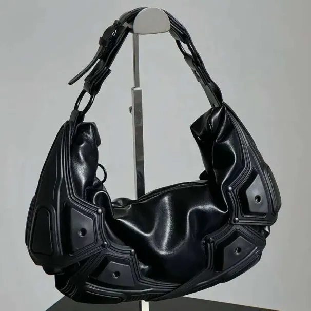 Borse da donna firmate, a tracolla, vintage, punk, in similpelle, multitasche, stile Y2k, per spostamenti quotidiani_voghion.com