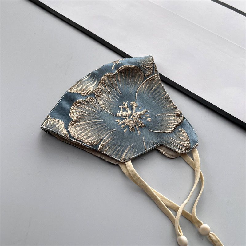Three-dimensional Embroidered Masks Are Fashionable And Exquisite Sunscreen Breathable Corners Of The Eyes New Models To Keep Warm._voghion.com