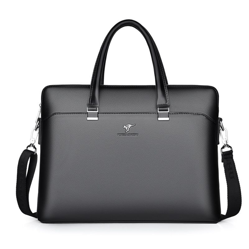 Herrentaschen Herrentasche Herrenhandtasche Business Aktentasche Leder Computertasche große Kapazität Konferenz Arbeit Dokumententasche Männer_voghion.com