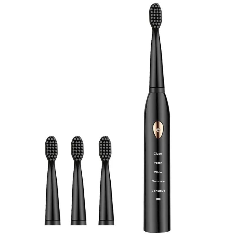 Electric Men and Women Couple Houseehold Whitening Waterproof Toothbrush Ultrasonic Rechargeable Auto Tooth Brush_voghion.com