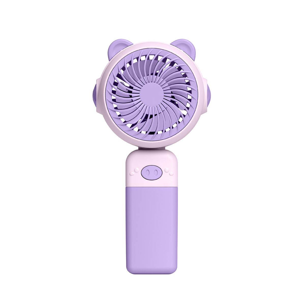 Cute Animal Mini Handheld USB Fan - 3 Speed Rechargeable, Portable For Students & Gifts_voghion.com