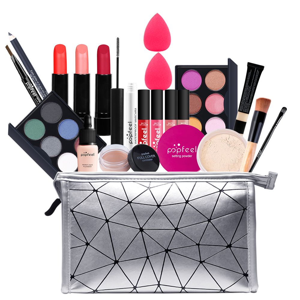 Make-up-Sets POPFEEL Internet Celebrity Kosmetik-Set Make-up Komplettset Kombination Studentin Herrenkosmetik_voghion.com