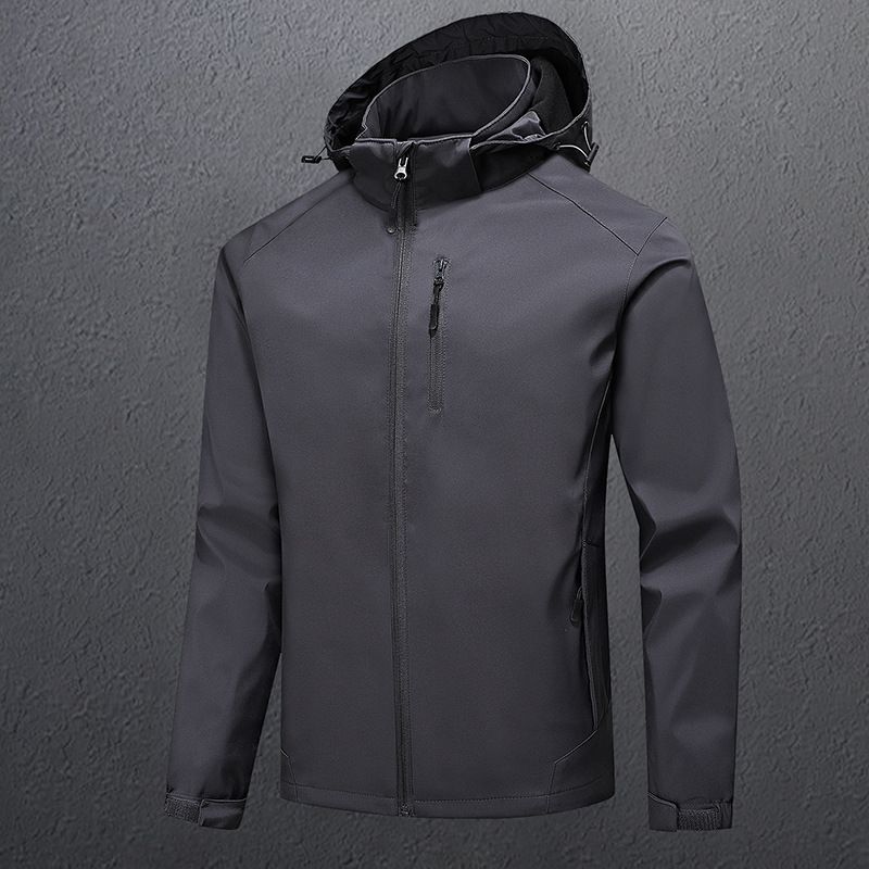 Neue dicke Sturmjacke für Herbst und Winter für Männer und Frauen, Softshell-Bergsteigeranzug, Sport-Reisegruppe in Übergröße_voghion.com