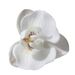 Testa di orchidea farfalla realistica fatta a mano petali floreali fai da te che creano accessori per copricapo fiori artificiali bianchi_voghion.com