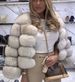 K Faux Fur Coat With Fox Fur Imitation; Short Women's Coat With Long Sleeves No Accessories Made Of Artificial Fur._voghion.com