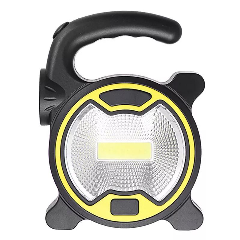 1pc LED COB Camping Flashlight Lantern AA Battery Power Floodlight + Side Torch Light Mini Portable COB Camping Lamps Work Lights(Without Battery)_voghion.com