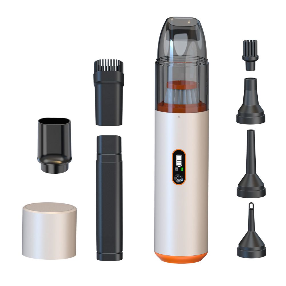 Aspirapolvere per auto V22S con ricarica wireless, aspirapolvere portatile portatile per uso domestico, per auto, asciutto e bagnato, con grande potenza di aspirazione_voghion.com