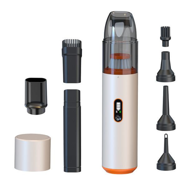 Aspirapolvere per auto V22S con ricarica wireless, aspirapolvere portatile portatile per uso domestico, per auto, asciutto e bagnato, con grande potenza di aspirazione_voghion.com