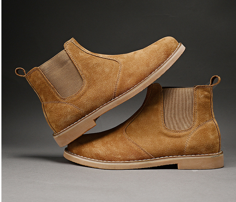 Heiße, grenzüberschreitende, mittelgroße Martin-Stiefel und warme Schuhe für Herren in Übergröße_voghion.com