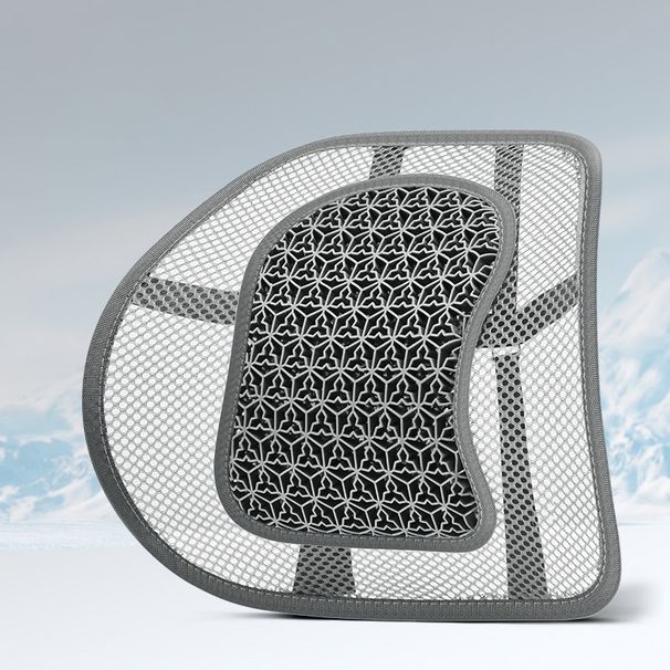 Gel-Kühlsitz-Lendenwirbelstütze, 3D-Design, kühl und atmungsaktiv, für Zuhause, Büro, Stuhlkissen, Autozubehör_voghion.com