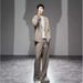 Lai De's Matching Set For Men Oversized Casual Suit Two-Piece Loose Mature Style Handsome_voghion.com