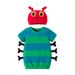Vestiti per neonati a forma di bruco con cappuccio, a maniche corte, a forma di cartone animato, per bambini di 0-3 anni_voghion.com
