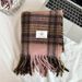 2024 New Mirad Premium Checkered Women's Winter Korean Edition Shawl Dual purpose Thick Warm Scarf_voghion.com