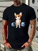 Chihuahua Weightlifting Funny Deadlift Men T Shirt S 4XL Miękka, modna, stylowa, lekko rozciągnięta, unisex, oddychająca, graficzna, wygodna, męska_voghion.com