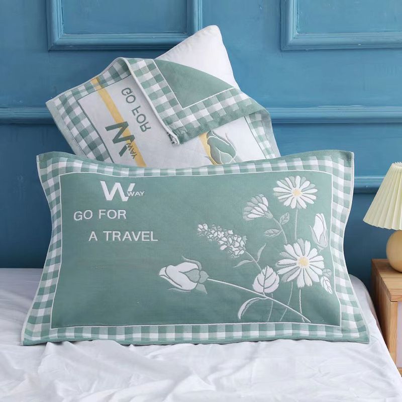 Pure Towel Pair Set, Extra Large And Thick, Home Use, Cotton Gauze Modern Pillow Towel, Student Dirt-Resistant, Return_voghion.com