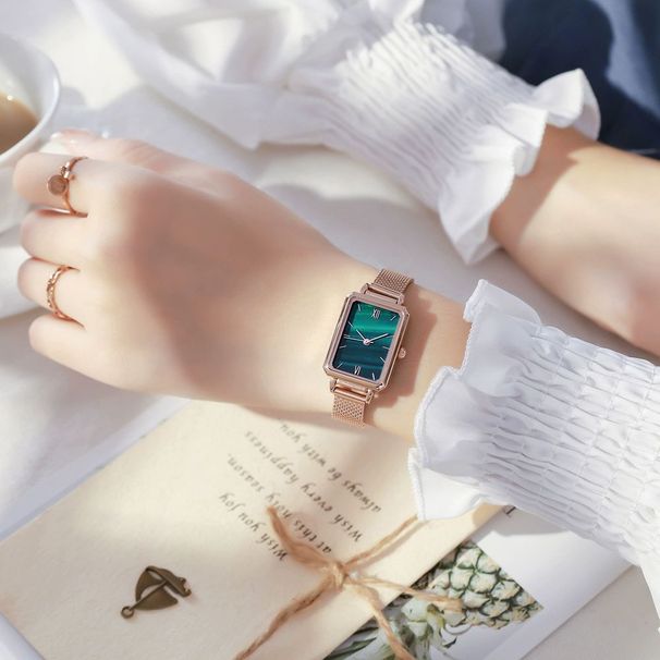 Women's Watch, Temperament, Trend, Retro, Elegant, Simple, Fashionable, Square, High Value, Advanced Retro Small Square Watch_voghion.com