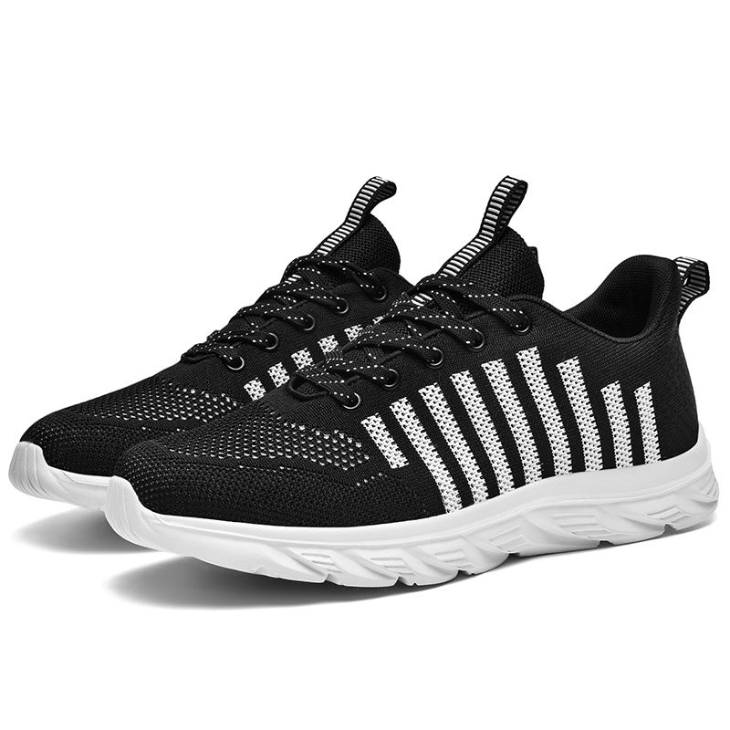 Elastic Running Shoes, Woven Mesh Surface, Soft And Comfortable, Easy To Bend, Functional Outdoor New Men's Sports Shoes_voghion.com