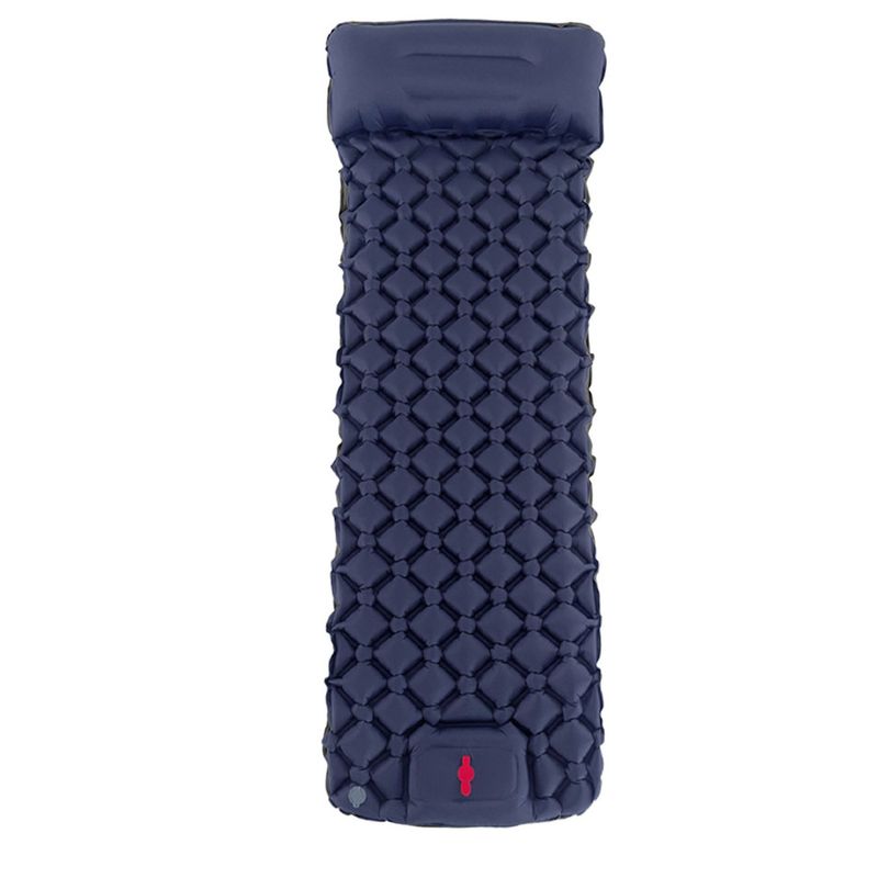 Ultra-light TPU Diamond-shaped Pillow Foot Inflatable Outdoor Tent Camping Single Portable Moisture-proof Mat_voghion.com
